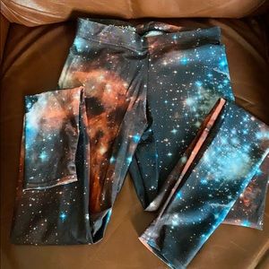 Blackmilk Galaxy leggings XS NEVER WORN